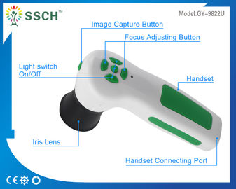 White Iriscope Iridology Camera USB Skin Scanner วินิจฉัยวิเคราะห์