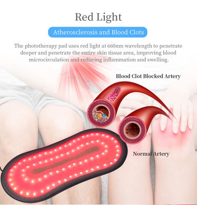 110V Near Infrared Red Light Therapy Wrap FDA สำหรับการบรรเทาอาการปวดหลัง