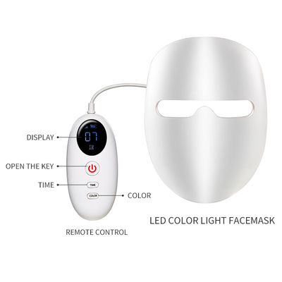 มือถืออินฟราเรด 7 สี LED Light Photo Therapy Face Mask